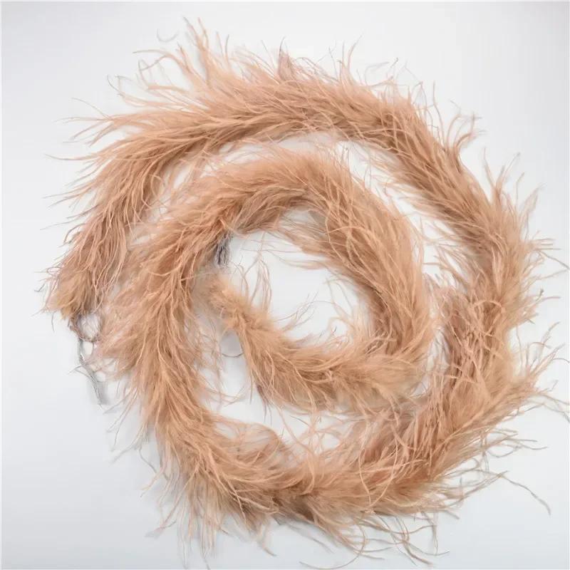 2Meters Fluffy Ostrich Feather Boa White Black Ostrich Feathers for Clothes Scarf Decor on Tape Tassel Fringe Trim Decoration
2Meters Fluffy Ostrich Feather Boa White Black Ostrich Feathers for Clothes Scarf Decor on Tape Tassel Fringe Trim Decoration