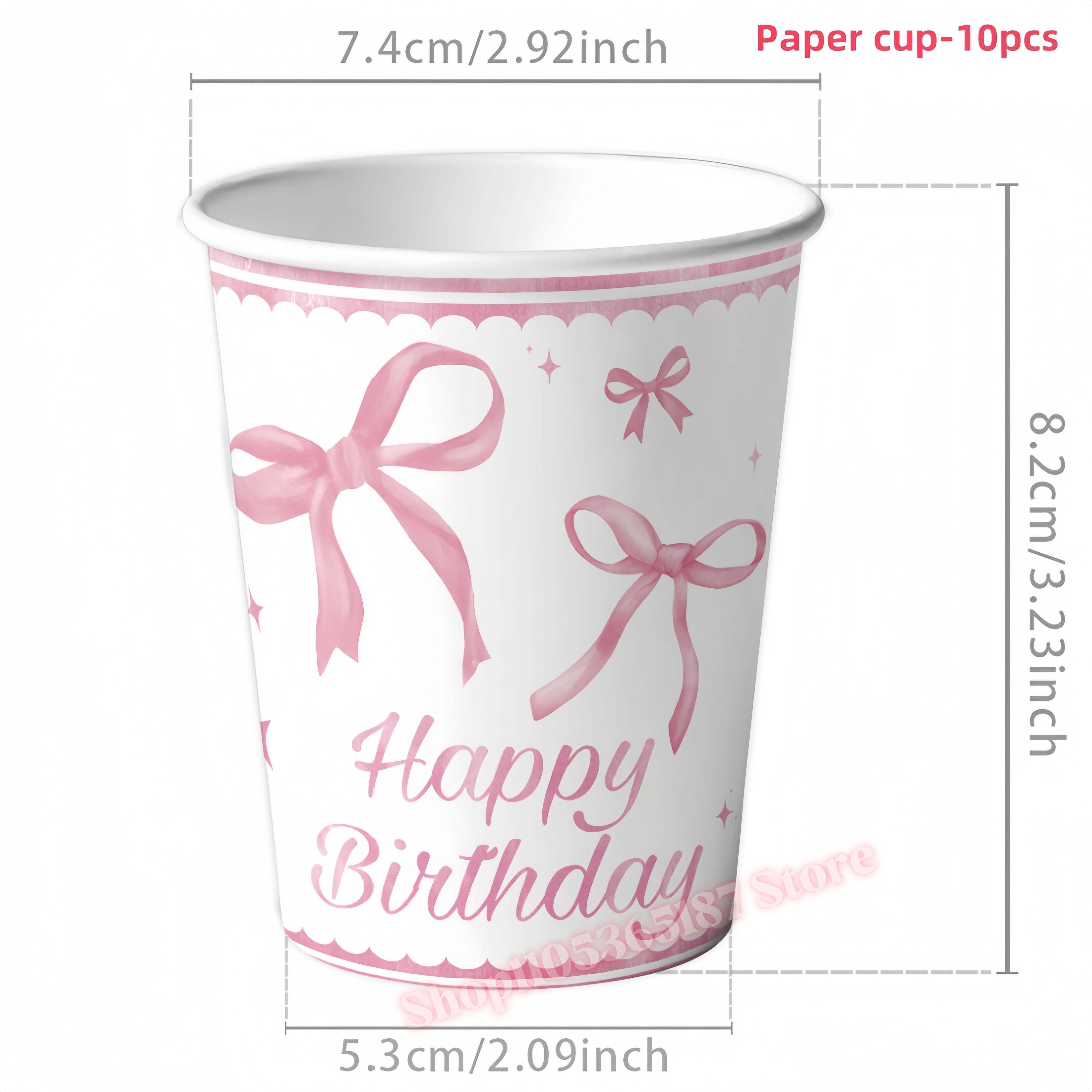Pink Bow Party Supplies Paper Napkins Cups Plates Girls Birthday Decorations for Baby Shower Wedding Bridal Showers Party Decors others
Pink Bow Party Supplies Paper Napkins Cups Plates Girls Birthday Decorations for Baby Shower Wedding Bridal Showers Party Decors others