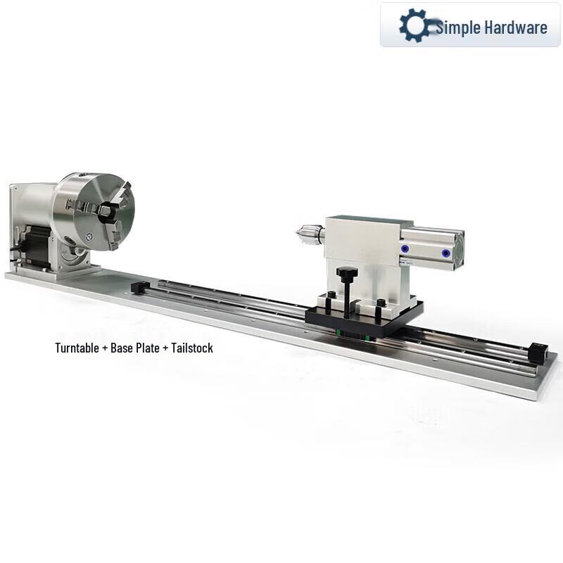 Laser Welding & Marking Rotary Fixture with Pneumatic Tailstock CN plug (adapter included)
Laser Welding & Marking Rotary Fixture with Pneumatic Tailstock CN plug (adapter included)