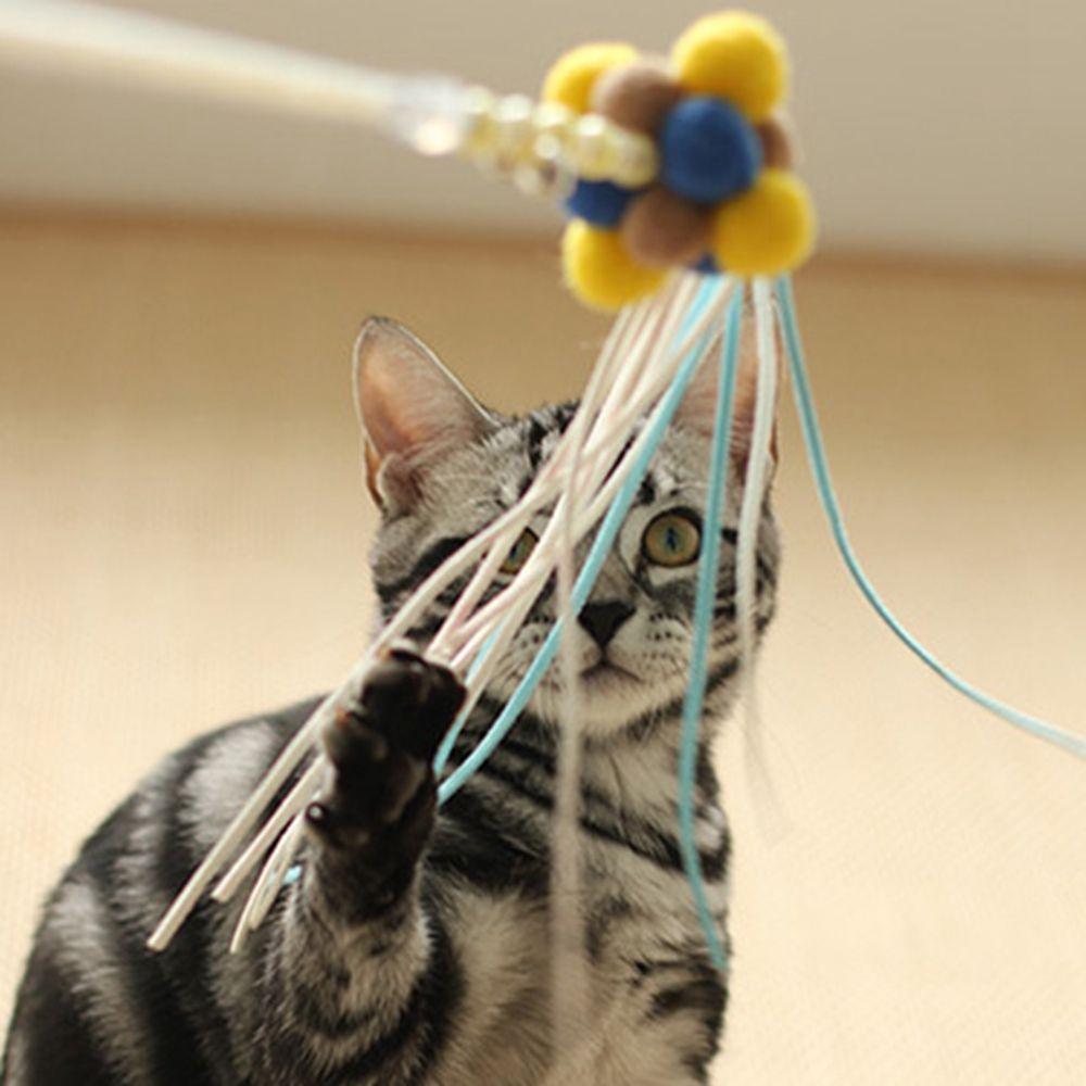 Pet Tassel Wand With Pompom And Bell Cat Teaser Wand Beaded Kitten Teaser Stick Kitten Interactive Toy Colorful Pet Supplies
Pet Tassel Wand With Pompom And Bell Cat Teaser Wand Beaded Kitten Teaser Stick Kitten Interactive Toy Colorful Pet Supplies