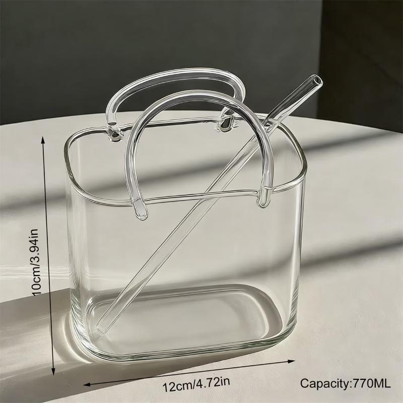 Portable Handbag Glass Cup,Creative Cocktail Glasses Cups,Funny Fruit Wine Glass Cups,Ins Style Bag Glass With Straw,Bar Tools
Portable Handbag Glass Cup,Creative Cocktail Glasses Cups,Funny Fruit Wine Glass Cups,Ins Style Bag Glass With Straw,Bar Tools