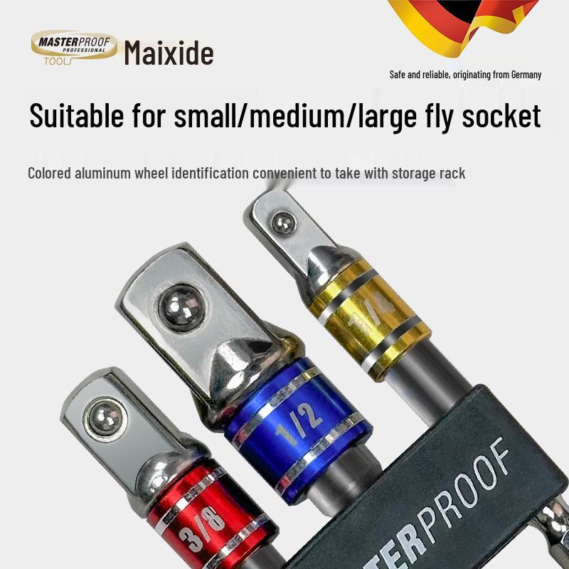 Maistede Electric Wrench Drill Adapter: Small, Medium, Large Socket Converter
Maistede Electric Wrench Drill Adapter: Small, Medium, Large Socket Converter