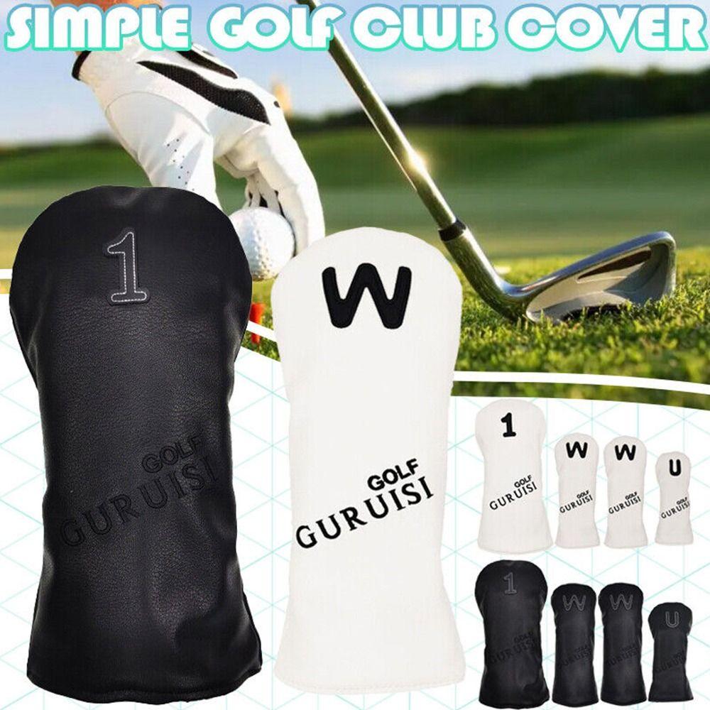 Clubs Set Golf Head Protector Golf Rod Sleeve Fairway Putter Golf Woods Head Cover Golf Club Cover White-5
Clubs Set Golf Head Protector Golf Rod Sleeve Fairway Putter Golf Woods Head Cover Golf Club Cover White-5