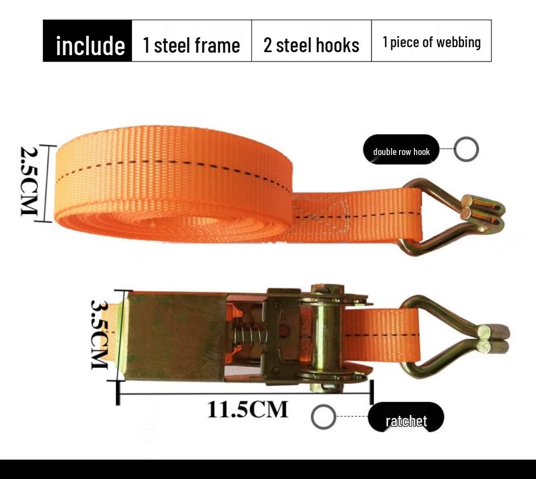 Heavy-Duty Elastic Cargo Tie-Down Strap with Secure Tightening Mechanism
Heavy-Duty Elastic Cargo Tie-Down Strap with Secure Tightening Mechanism
