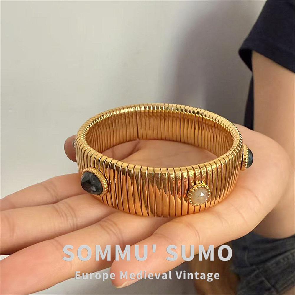 GAS Same Natural Gemstone Agate Gold Vintage Vintage Spring Bracelet Women s Light Luxury Niche Exquisite Layering
GAS Same Natural Gemstone Agate Gold Vintage Vintage Spring Bracelet Women s Light Luxury Niche Exquisite Layering