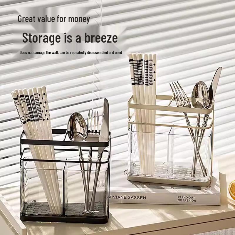 Wall-Mounted Suction Cup Chopsticks Holder with Drainage
Wall-Mounted Suction Cup Chopsticks Holder with Drainage