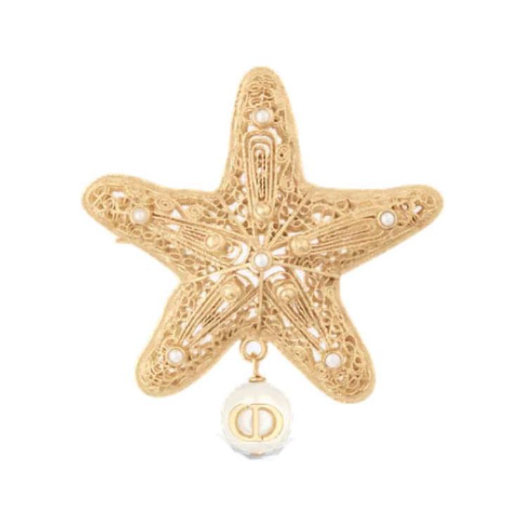 Dior 25 Early Spring Hollow Starfish Beaded Pendant Brooch Women brooch Gold V1416WOMRS_D301 Basic Packaging-Dust Bag,F,Gold
Dior 25 Early Spring Hollow Starfish Beaded Pendant Brooch Women brooch Gold V1416WOMRS_D301 Basic Packaging-Dust Bag,F,Gold