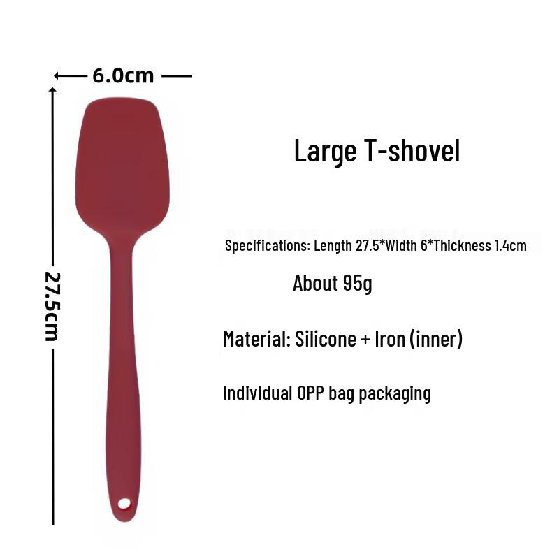ZISIZ High-Heat Integrated Silicone Spatula Set
ZISIZ High-Heat Integrated Silicone Spatula Set