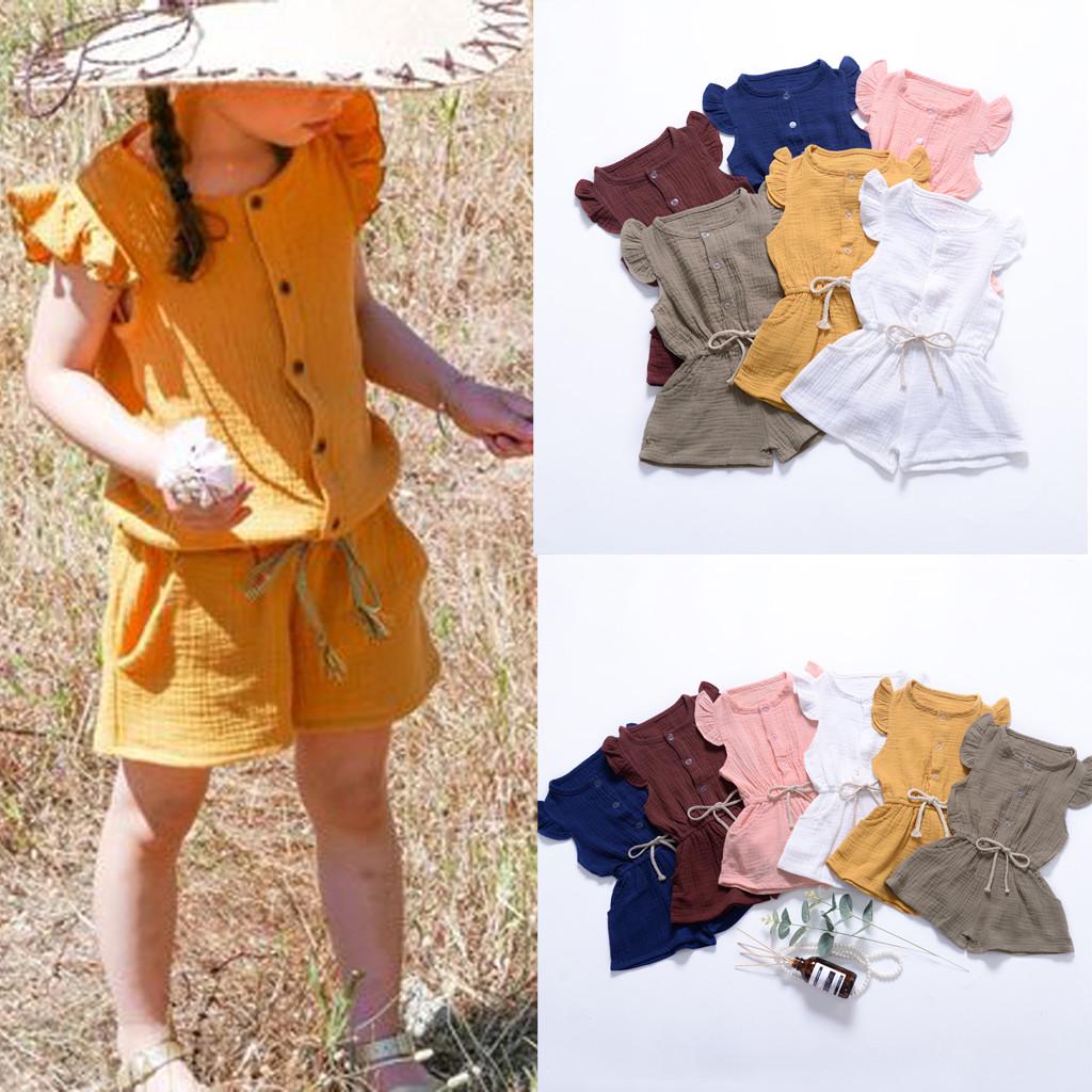 Лето Малыш Малыш Девочки Без рукавов Твердый принт Комбинезон Брюки Ромпер Одежда
Лето Малыш Малыш Девочки Без рукавов Твердый принт Комбинезон Брюки Ромпер Одежда