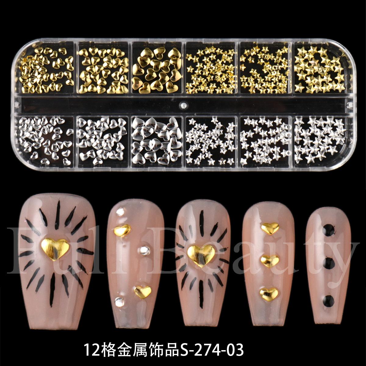 Punk cross nail art jewelry three-dimensional love five-pointed star mixed nail art jewelry
Punk cross nail art jewelry three-dimensional love five-pointed star mixed nail art jewelry