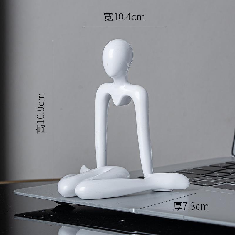 Abstract Human Figure Decorative Plastic Craft Ornament Creative Small Sculpture Modern Design Home Office Desk Accessory Unique Art Piece One size білий
Abstract Human Figure Decorative Plastic Craft Ornament Creative Small Sculpture Modern Design Home Office Desk Accessory Unique Art Piece One size білий
