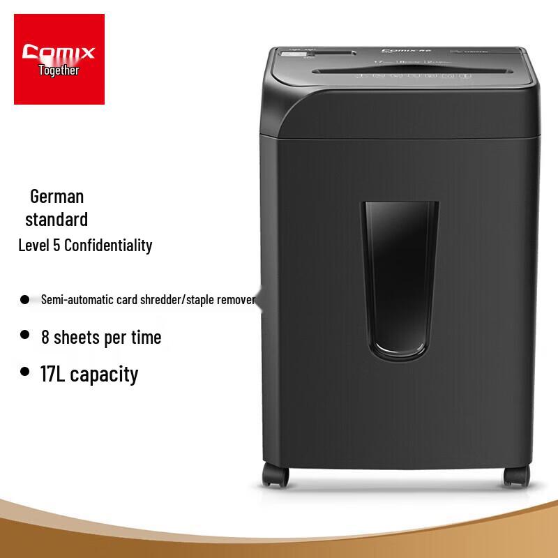 COMIX S338 Multifunction Silent Office Shredder CN plug (adapter included)
COMIX S338 Multifunction Silent Office Shredder CN plug (adapter included)