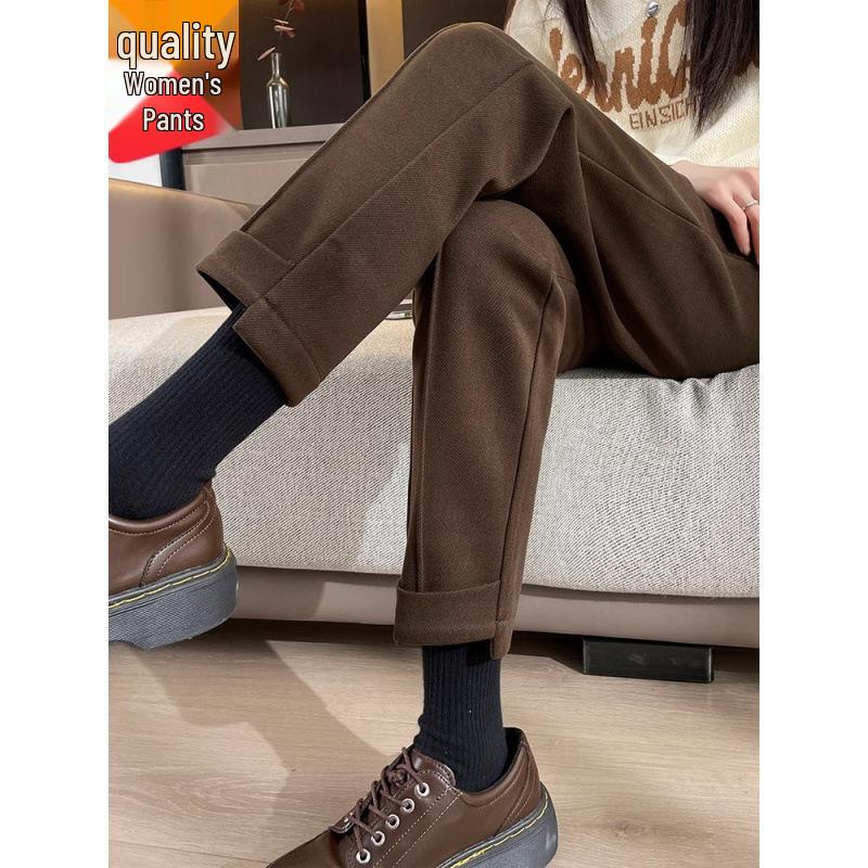 Women s High-Waist Fleece-Lined Wool Cigarette Pants - Slim Fit, Petite, Nine-Points, Autumn/Winter Casual Style 2XL (Recommended 130-145 lbs)
Women s High-Waist Fleece-Lined Wool Cigarette Pants - Slim Fit, Petite, Nine-Points, Autumn/Winter Casual Style 2XL (Recommended 130-145 lbs)