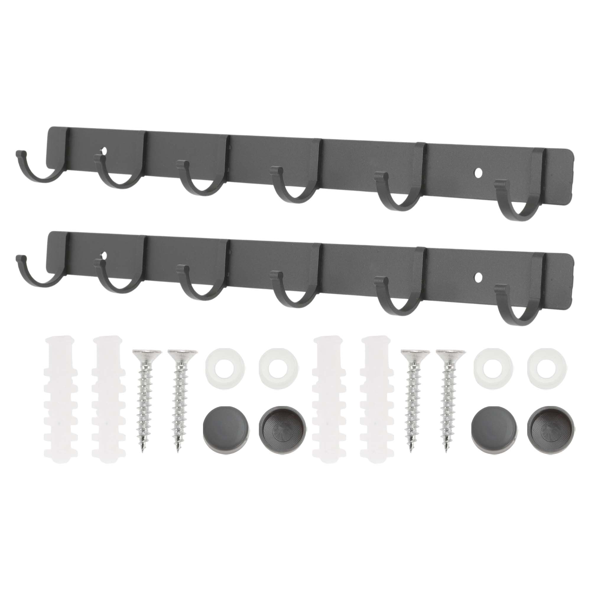 CAPASTEC Set of 2 Wall-Mounted Coat Racks, Wall Hangers, and Hooks, 6-Row Hat Rack for Entryways and Bathrooms, Gray
CAPASTEC Set of 2 Wall-Mounted Coat Racks, Wall Hangers, and Hooks, 6-Row Hat Rack for Entryways and Bathrooms, Gray