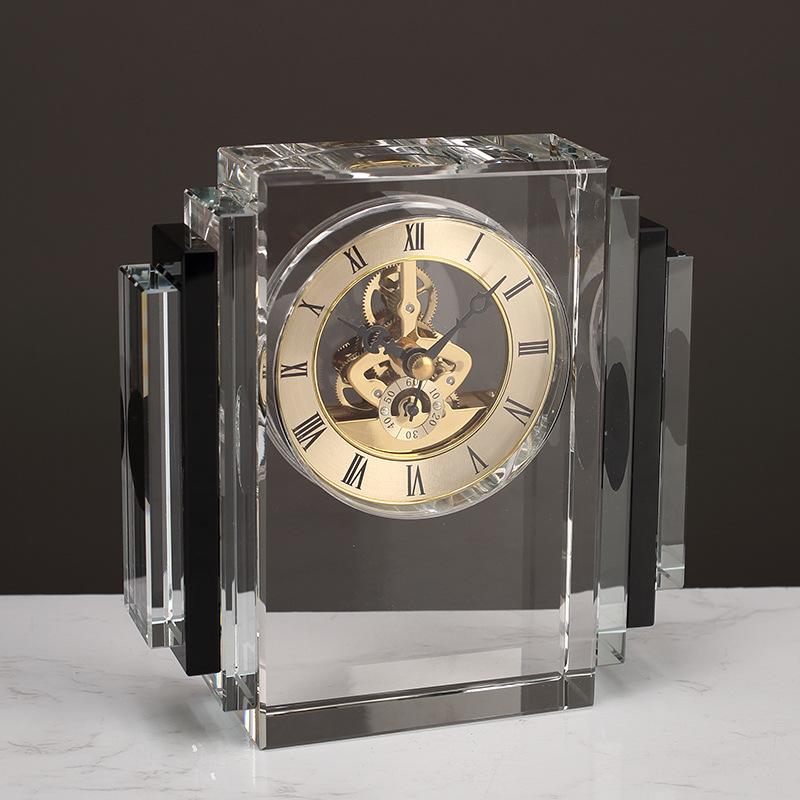 Modern Simple Artificial Crystal Light Luxury Creative Geometric Design Clock Craft Home Studio Desktop Ornaments .
Modern Simple Artificial Crystal Light Luxury Creative Geometric Design Clock Craft Home Studio Desktop Ornaments .