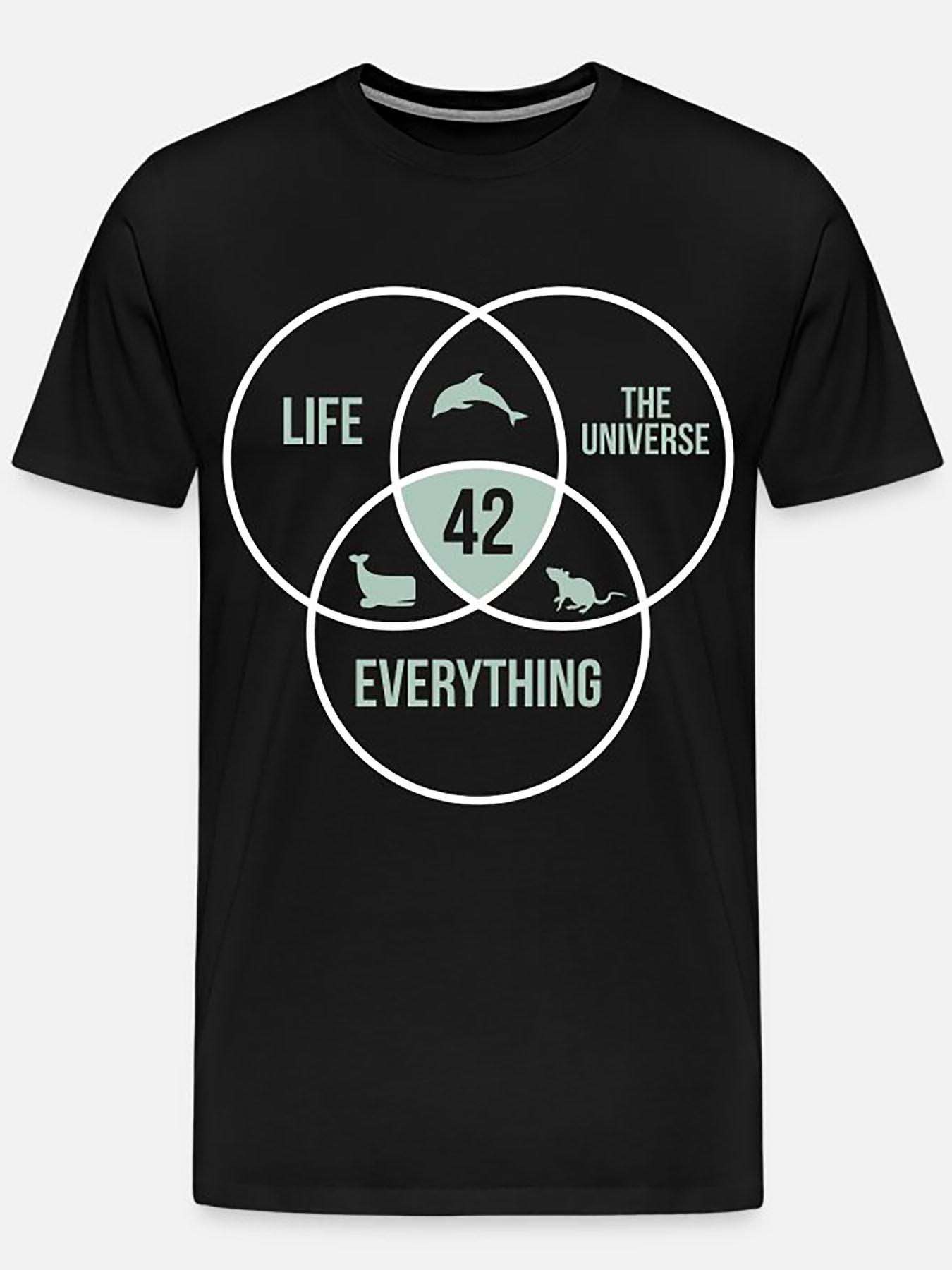 42 The Universe Life Circle: The Answer to Everything - 1154 Funny Men s Short-Sleeve Graphic T-Shirt Series XXXL
42 The Universe Life Circle: The Answer to Everything - 1154 Funny Men s Short-Sleeve Graphic T-Shirt Series XXXL