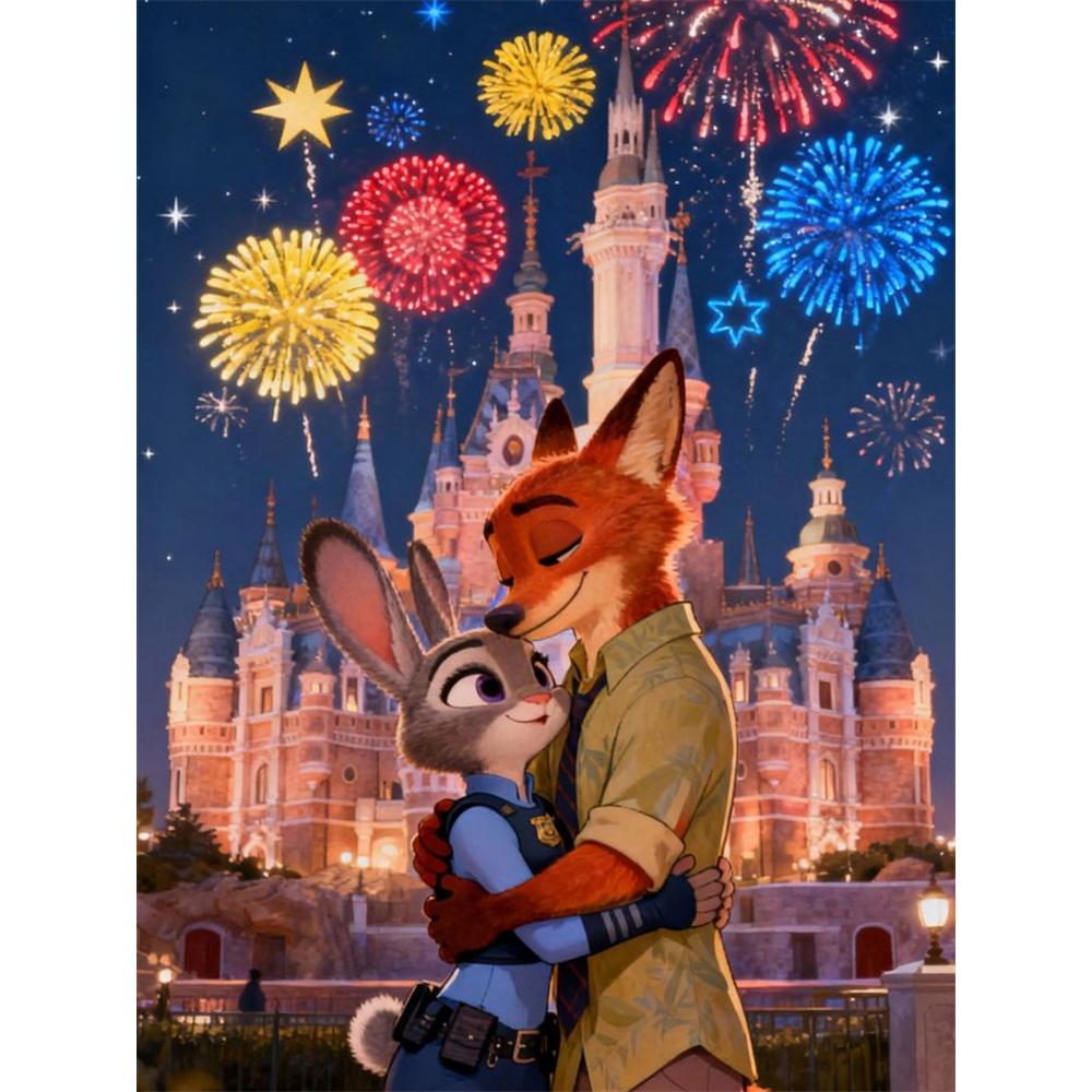 Disney Diamond Painting Judy and Nicks Disney Castle Fireworks Fan Artwork Cartoon Mosaic Diamond Cross Stitch DIY Gift Home Decor Round 20x30cm
Disney Diamond Painting Judy and Nicks Disney Castle Fireworks Fan Artwork Cartoon Mosaic Diamond Cross Stitch DIY Gift Home Decor Round 20x30cm