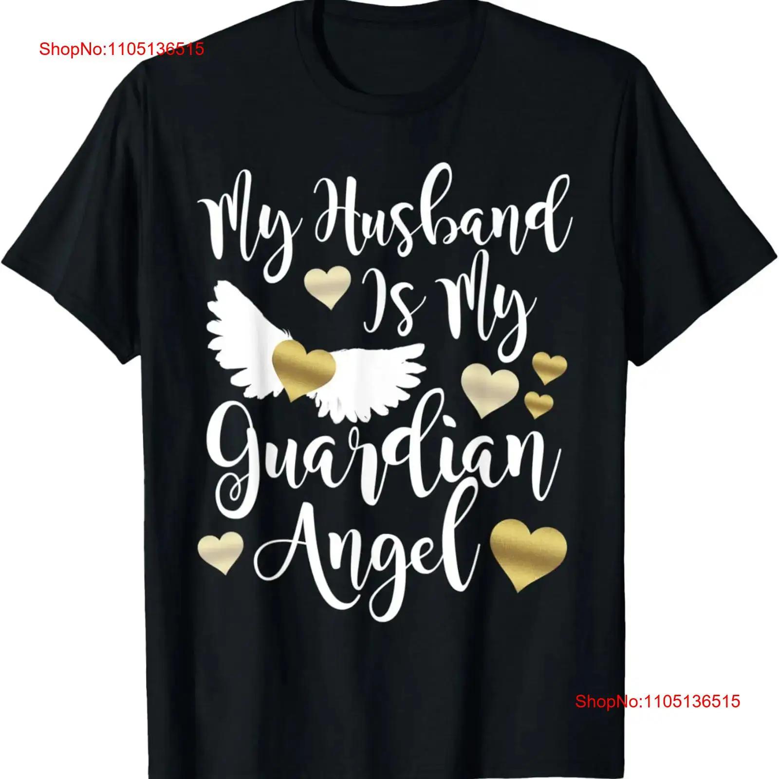 my husband is guardian angel in memory of spouse gift T Shirt vintage Washed designer clothes Soft homme Casual streetwear 5XL різнокольоровий
my husband is guardian angel in memory of spouse gift T Shirt vintage Washed designer clothes Soft homme Casual streetwear 5XL різнокольоровий