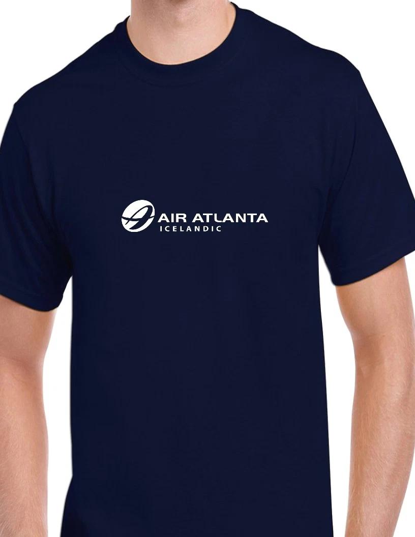 Air Atlanta Icelandic White Logo Iceland Airline Navy Blue Cotton T-Shirt 4XL
Air Atlanta Icelandic White Logo Iceland Airline Navy Blue Cotton T-Shirt 4XL