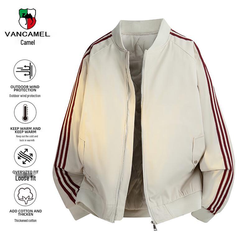 VANCAMEL Men s Autumn/Winter Striped Padded Jacket 3XL
VANCAMEL Men s Autumn/Winter Striped Padded Jacket 3XL