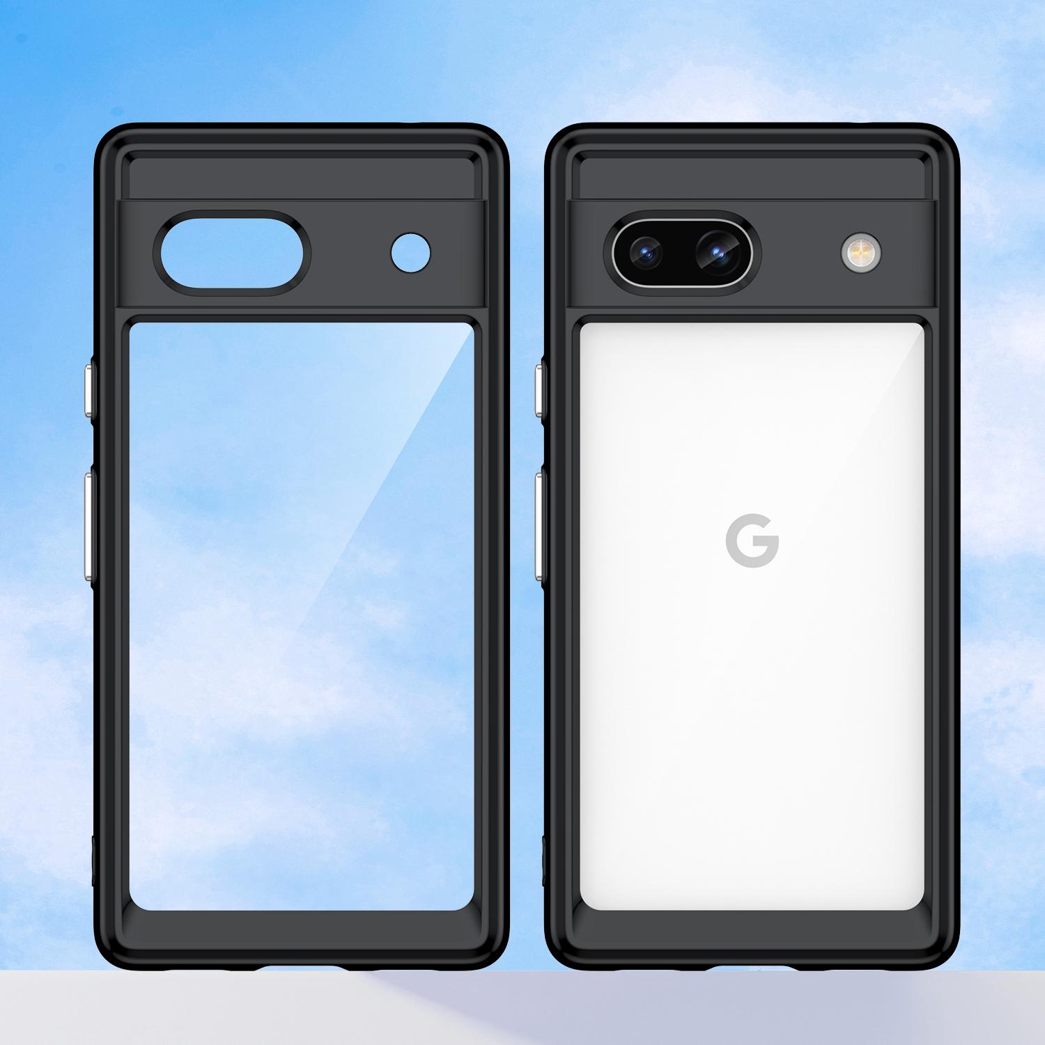 For Google Pixel 7a Phone Case,TPU Bumper+Acrylic Back Shell Shock-absorbing Protective Cover Black
For Google Pixel 7a Phone Case,TPU Bumper+Acrylic Back Shell Shock-absorbing Protective Cover Black