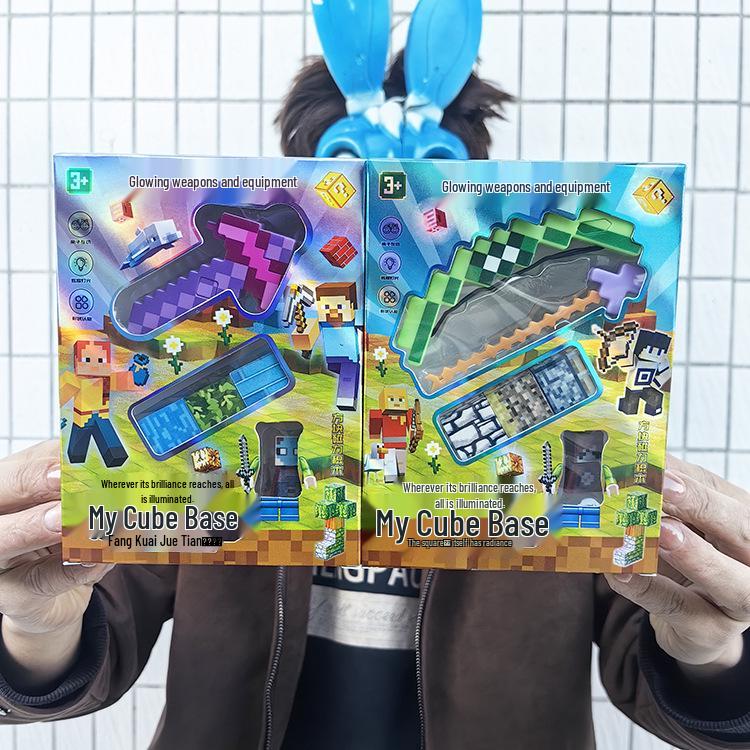 Magnetic Cube Building Blocks Set with Luminous Weapons & Character Figures - Gift Boxed
Magnetic Cube Building Blocks Set with Luminous Weapons & Character Figures - Gift Boxed