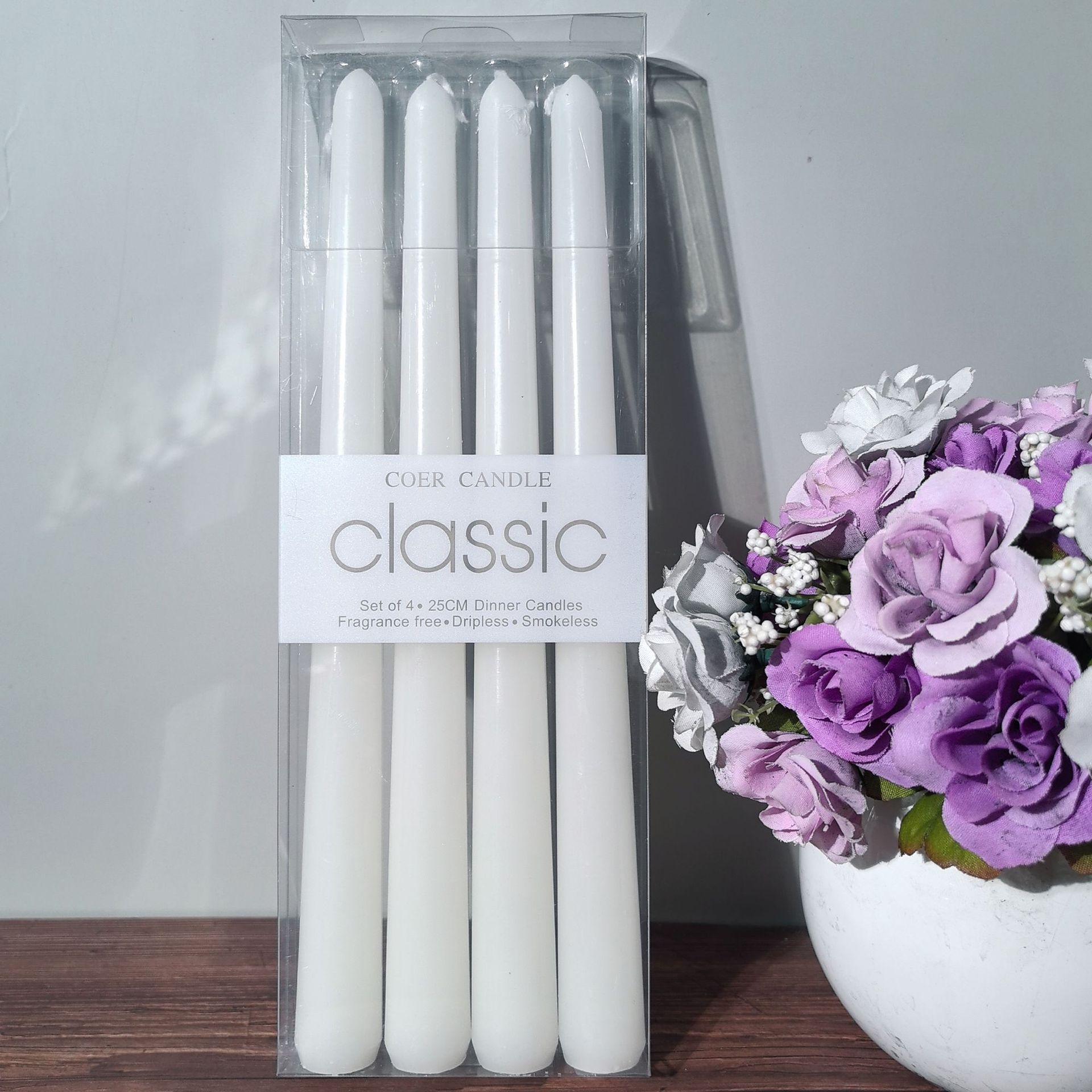 Y 4pcs/set Classic Conical Candles for Power Outages Romantic Dinners,Unscented Paraffin Candels for Home Decor Holiday Lighting білий
Y 4pcs/set Classic Conical Candles for Power Outages Romantic Dinners,Unscented Paraffin Candels for Home Decor Holiday Lighting білий