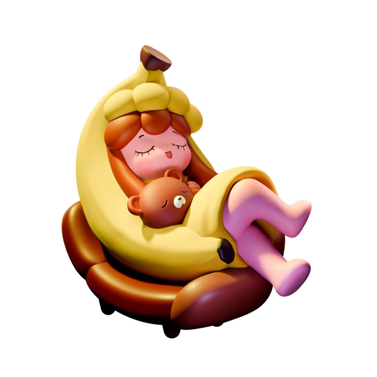 Смола Креативные Ручной Работы Украшения, Милые Девочки, Держащие Медведей и Лежащие на Банановых Креслах, Добавляющие Комфорт в Жизнь One Size
Смола Креативные Ручной Работы Украшения, Милые Девочки, Держащие Медведей и Лежащие на Банановых Креслах, Добавляющие Комфорт в Жизнь One Size