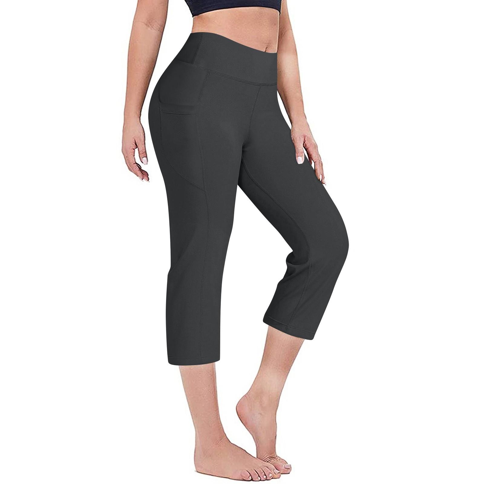 Women Elastic High Waist 3/4 Pant Casual Active Fit Wide Capris Leg Pants Trousers With Pockets M
Women Elastic High Waist 3/4 Pant Casual Active Fit Wide Capris Leg Pants Trousers With Pockets M