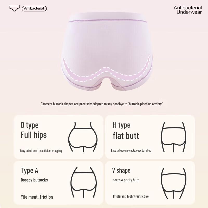 Purcotton Women s 7A Antibacterial Cotton Briefs L
Purcotton Women s 7A Antibacterial Cotton Briefs L