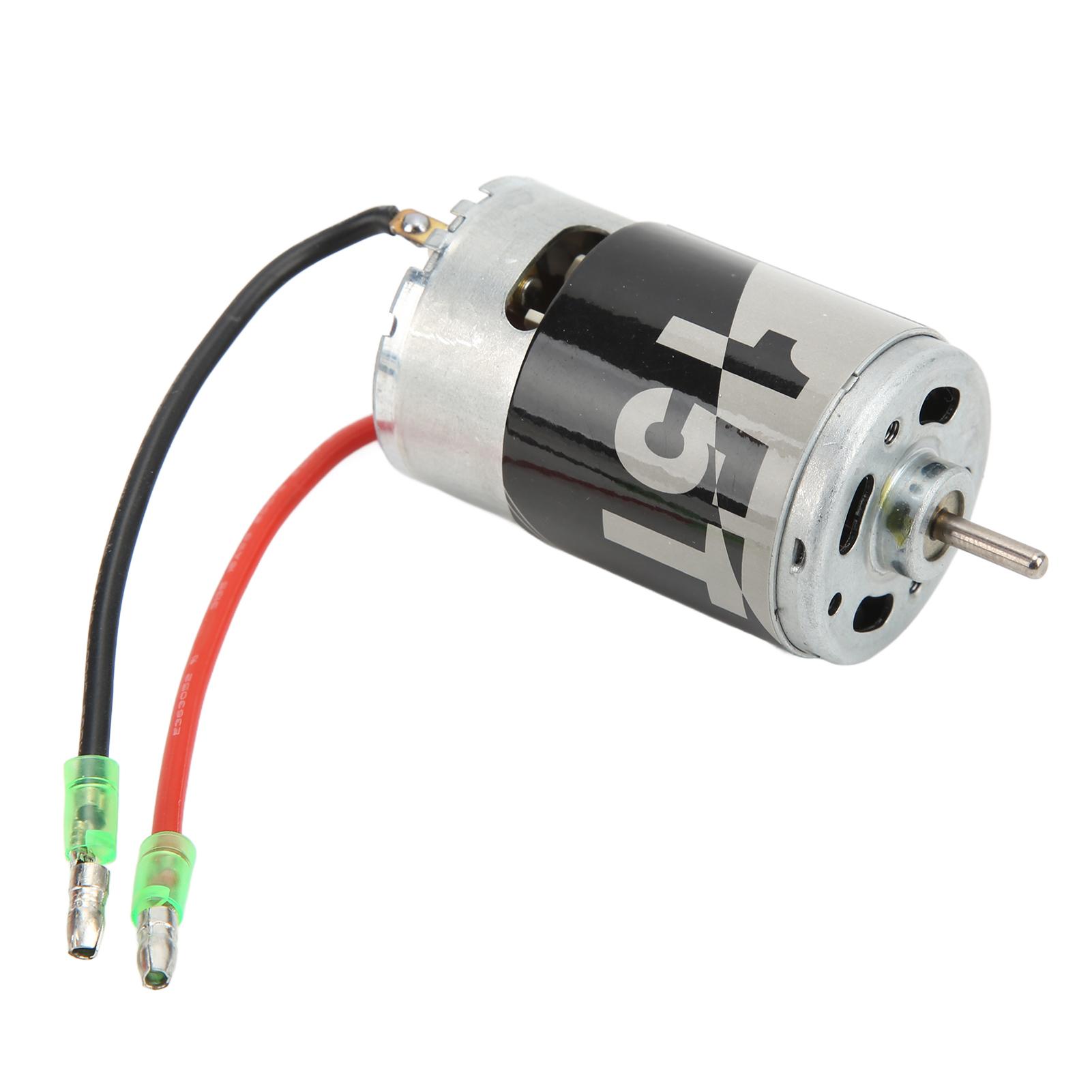 550 Brush Motor 20000 RPM Large Torsion Two Way Bearing Silver 15T Brush Motor for 110 Climbing Car
550 Brush Motor 20000 RPM Large Torsion Two Way Bearing Silver 15T Brush Motor for 110 Climbing Car