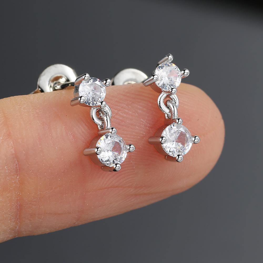 1pc Vintage Small Dangle Fashion Gold Color Exquisite Zircon Stud Earrings For Women Simple Cute Helix Tragus Zircon Gift
1pc Vintage Small Dangle Fashion Gold Color Exquisite Zircon Stud Earrings For Women Simple Cute Helix Tragus Zircon Gift