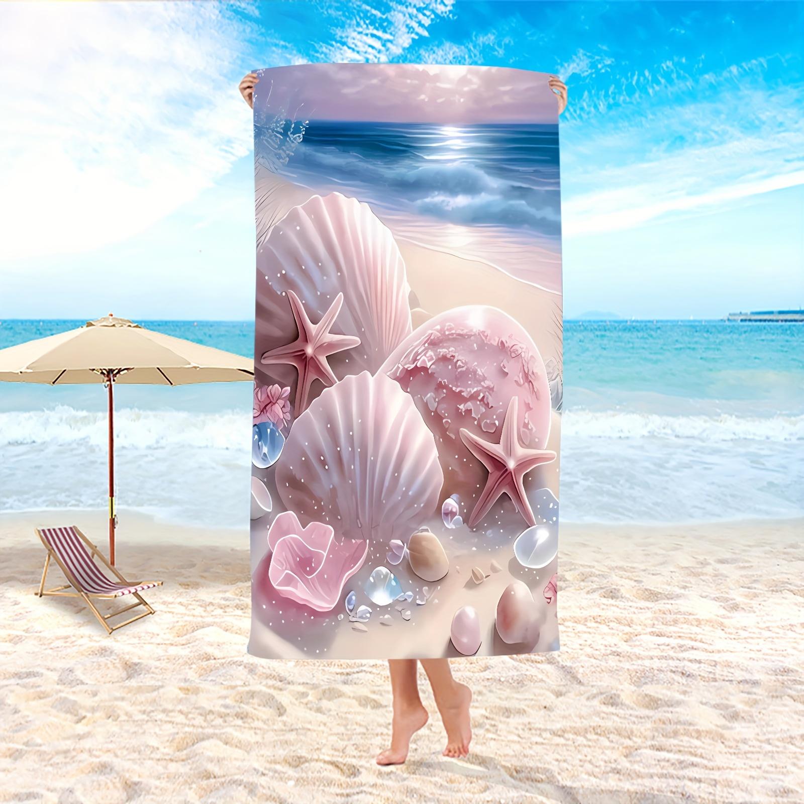 Pink Seashell Starfish Nautical Microfiber Towel, Quick Dry for Pool Yoga Camping Swimming W40*H60(CM)
Pink Seashell Starfish Nautical Microfiber Towel, Quick Dry for Pool Yoga Camping Swimming W40*H60(CM)