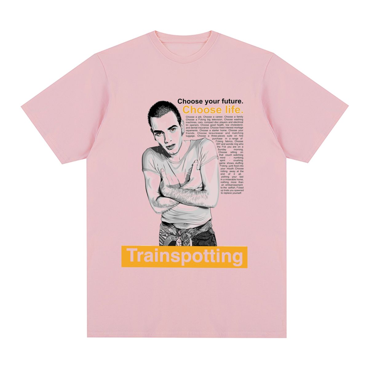 Trainspotting Обирай Життя Дизайн Британська популярна Вінтажна Футболка Бавовняна Чоловіча Футболка Нова Футболка Жіночі Топи 3XL
Trainspotting Обирай Життя Дизайн Британська популярна Вінтажна Футболка Бавовняна Чоловіча Футболка Нова Футболка Жіночі Топи 3XL