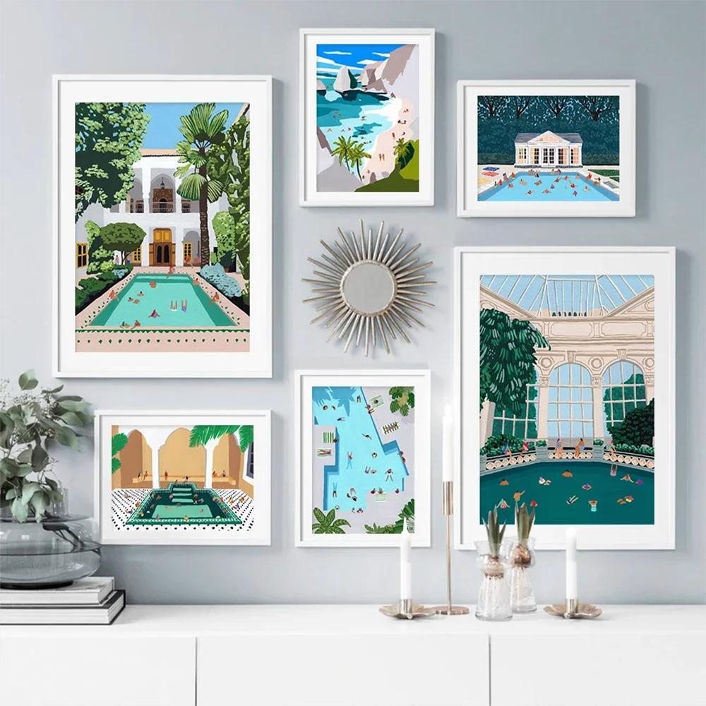Picture Living Room Summer Swimming Vacation Abstract Wall Art Print Nordic Poster Pool Party Canvas Painting
Picture Living Room Summer Swimming Vacation Abstract Wall Art Print Nordic Poster Pool Party Canvas Painting