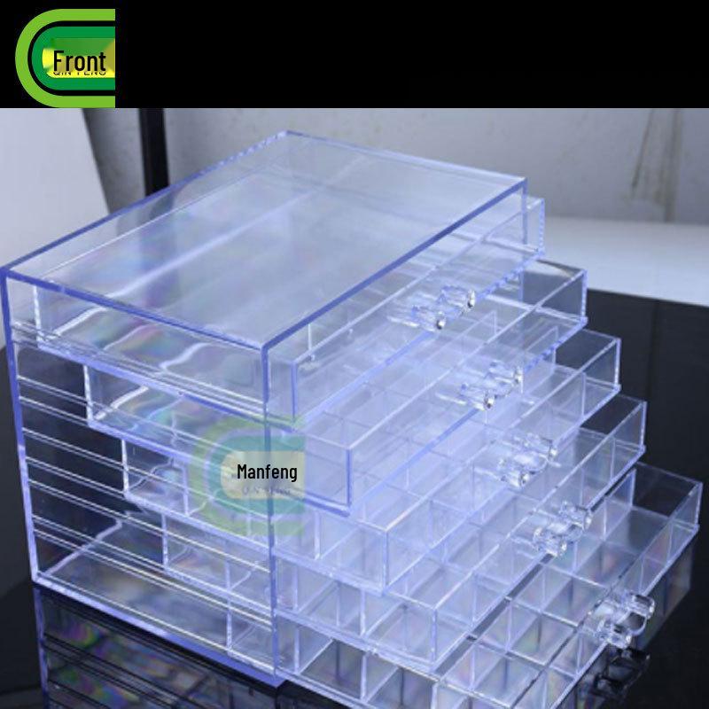5-Layer Acrylic Nail Art & Jewelry Storage Box - 120 Grids, Transparent, Large Thickened Drawers Large
5-Layer Acrylic Nail Art & Jewelry Storage Box - 120 Grids, Transparent, Large Thickened Drawers Large