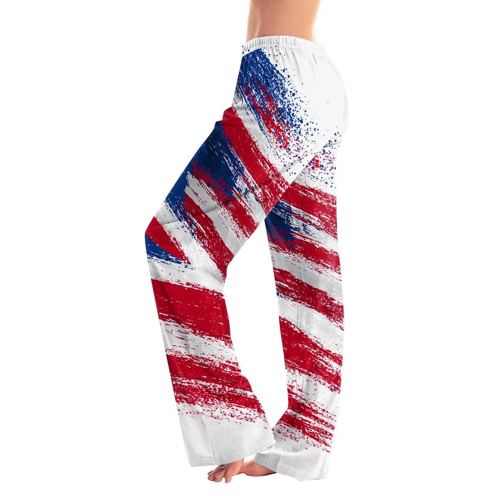Women s Casual Fashion Independence Day Printed Loose-fitting Home Pajama Pants L білий
Women s Casual Fashion Independence Day Printed Loose-fitting Home Pajama Pants L білий