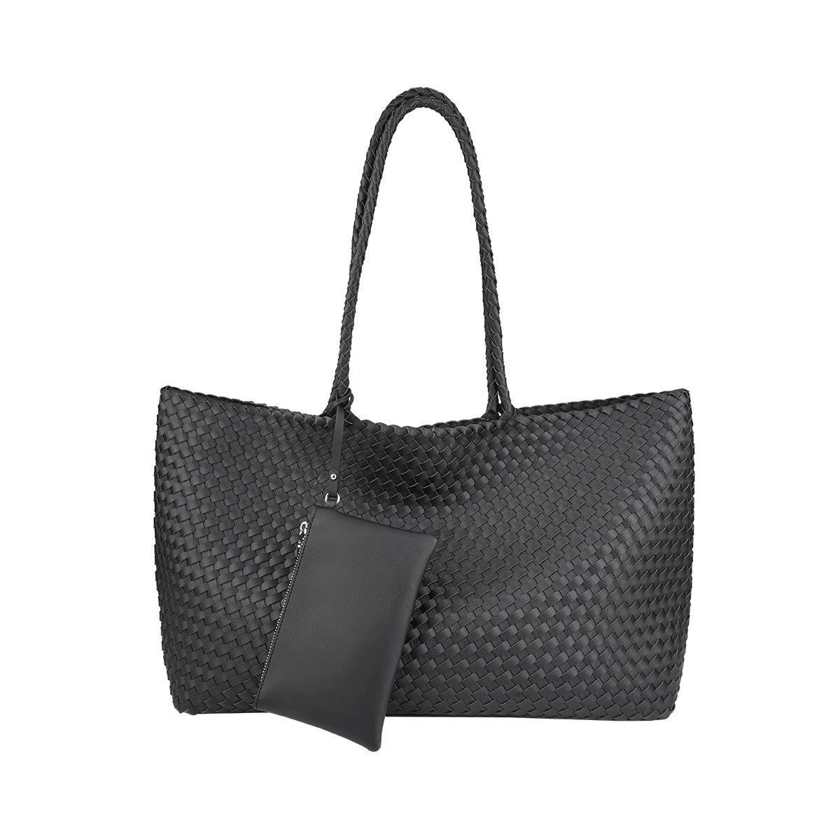 HERMIN Women s Bag Large Capacity Hand-knitted Portable Shoulder Tote 60046 48x15x32cm чорний
HERMIN Women s Bag Large Capacity Hand-knitted Portable Shoulder Tote 60046 48x15x32cm чорний