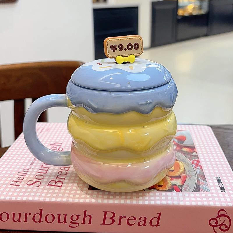 Hamburger Cup with Lid with Stirring High Value Couple Water Cup for Girls Mug Large Capacity Coffee Breakfast Cup for Men 520ML
Hamburger Cup with Lid with Stirring High Value Couple Water Cup for Girls Mug Large Capacity Coffee Breakfast Cup for Men 520ML