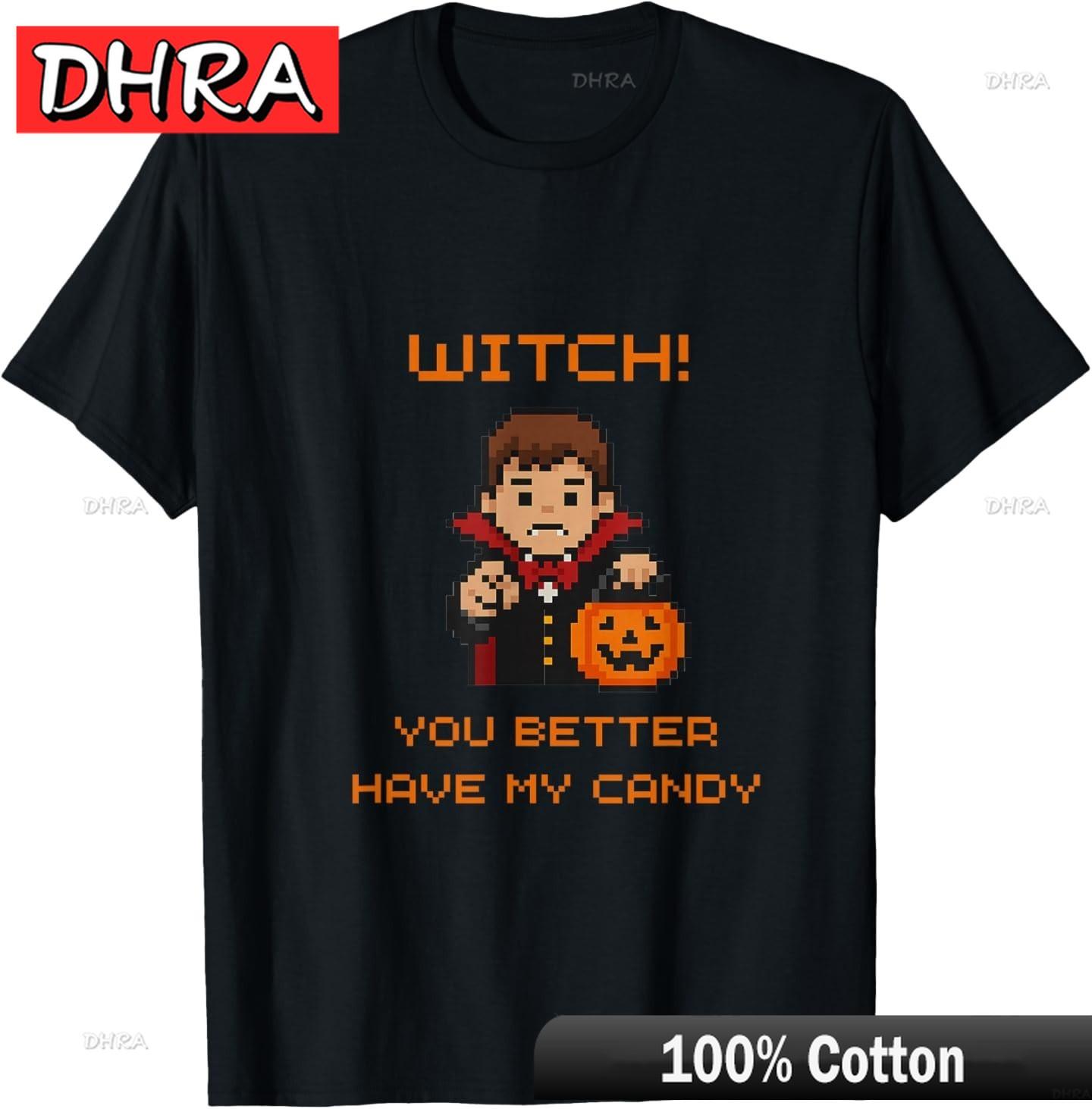 Retro Pixel Humor Tees Funny Retro Halloween Trick or Treat TShirt Nostalgic Tees Shirts for Weekend Style TShirt Tshirts 4XL
Retro Pixel Humor Tees Funny Retro Halloween Trick or Treat TShirt Nostalgic Tees Shirts for Weekend Style TShirt Tshirts 4XL