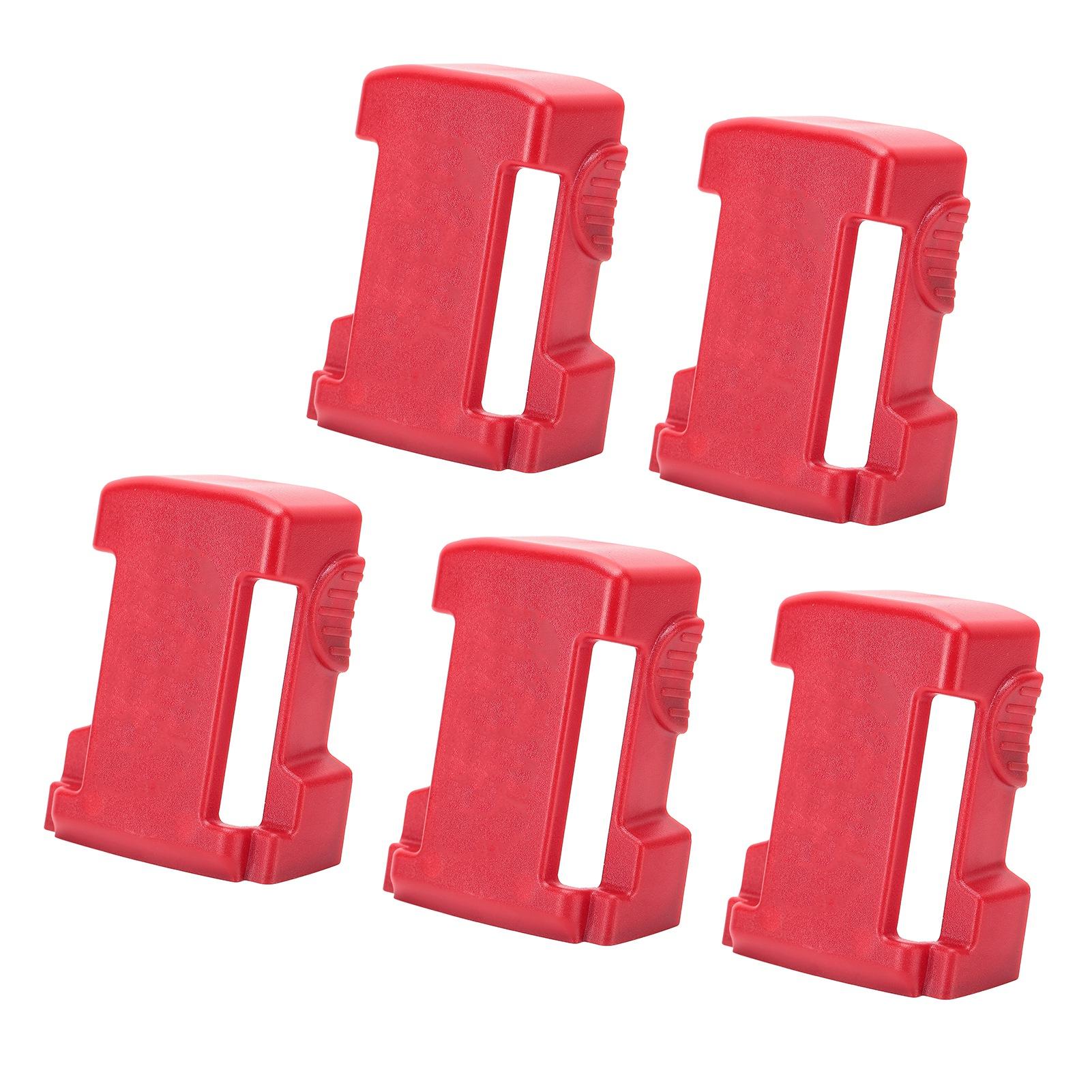 Аксессуар-держатель для пряжки аккумулятора, 5 шт., для литиевой батареи серии Milwaukee M18, красный
Аксессуар-держатель для пряжки аккумулятора, 5 шт., для литиевой батареи серии Milwaukee M18, красный