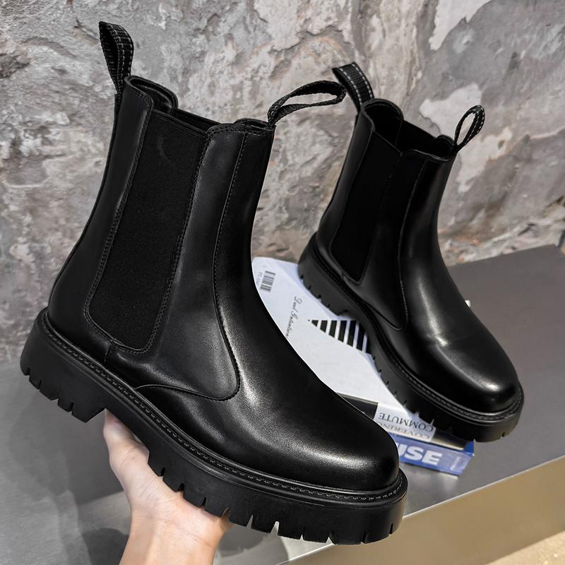 Black Autumn Winter Men High Top Boots Thick Sole Stylish Durable Breathable Comfortable Youthful Chimney Boots 38 чёрный
Black Autumn Winter Men High Top Boots Thick Sole Stylish Durable Breathable Comfortable Youthful Chimney Boots 38 чёрный