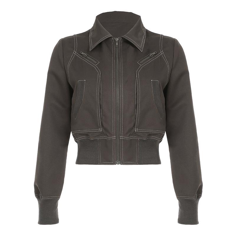 «Ретро-куртка на молнии с карманами и лацканами» Medium армия зеленый
«Ретро-куртка на молнии с карманами и лацканами» Medium армия зеленый