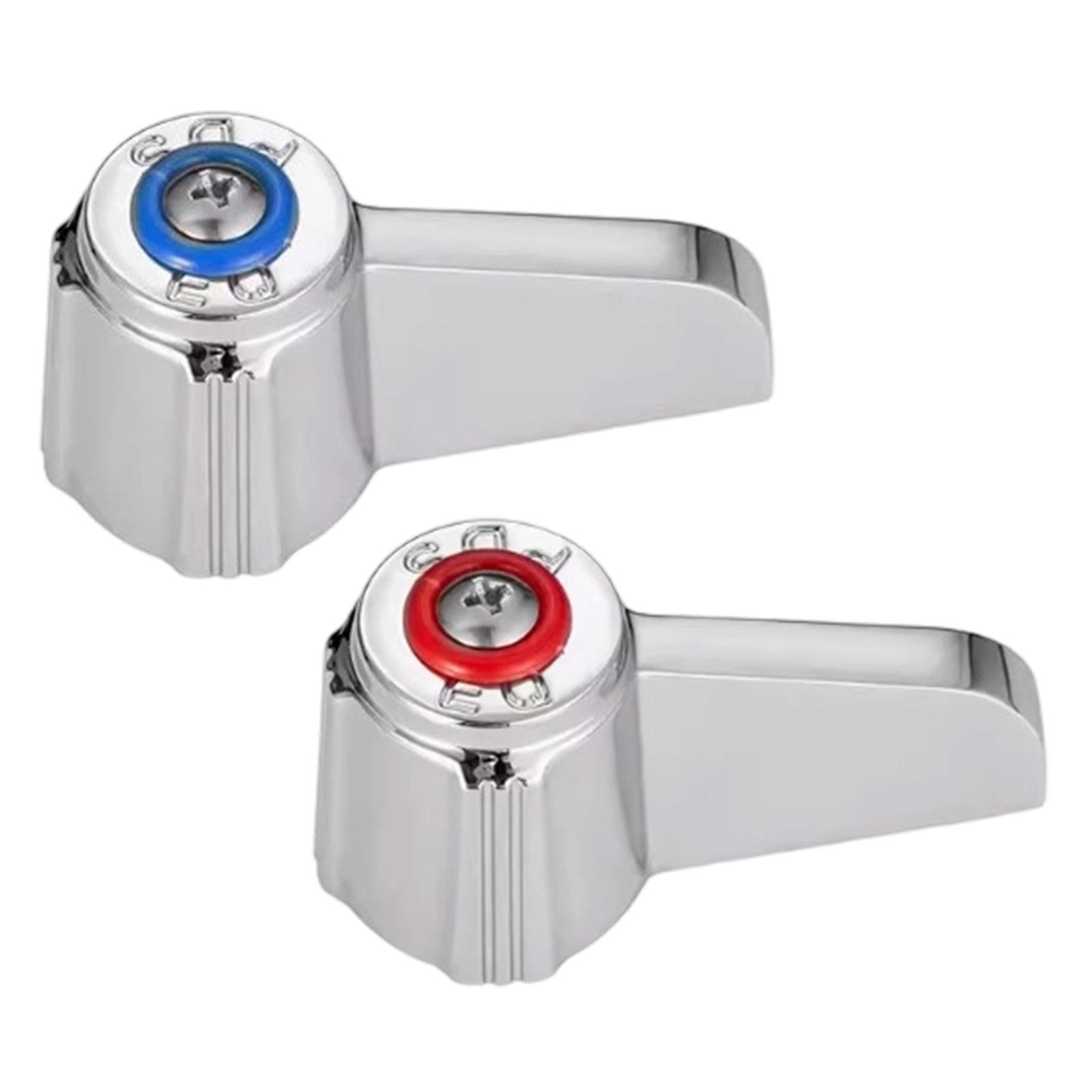 2Pcs Zinc Alloy Faucet Handle Replacement 0.43 Round Stem Hole Faucet Handle for Industrial, Restaurant, Kitchen Faucet 1
2Pcs Zinc Alloy Faucet Handle Replacement 0.43 Round Stem Hole Faucet Handle for Industrial, Restaurant, Kitchen Faucet 1