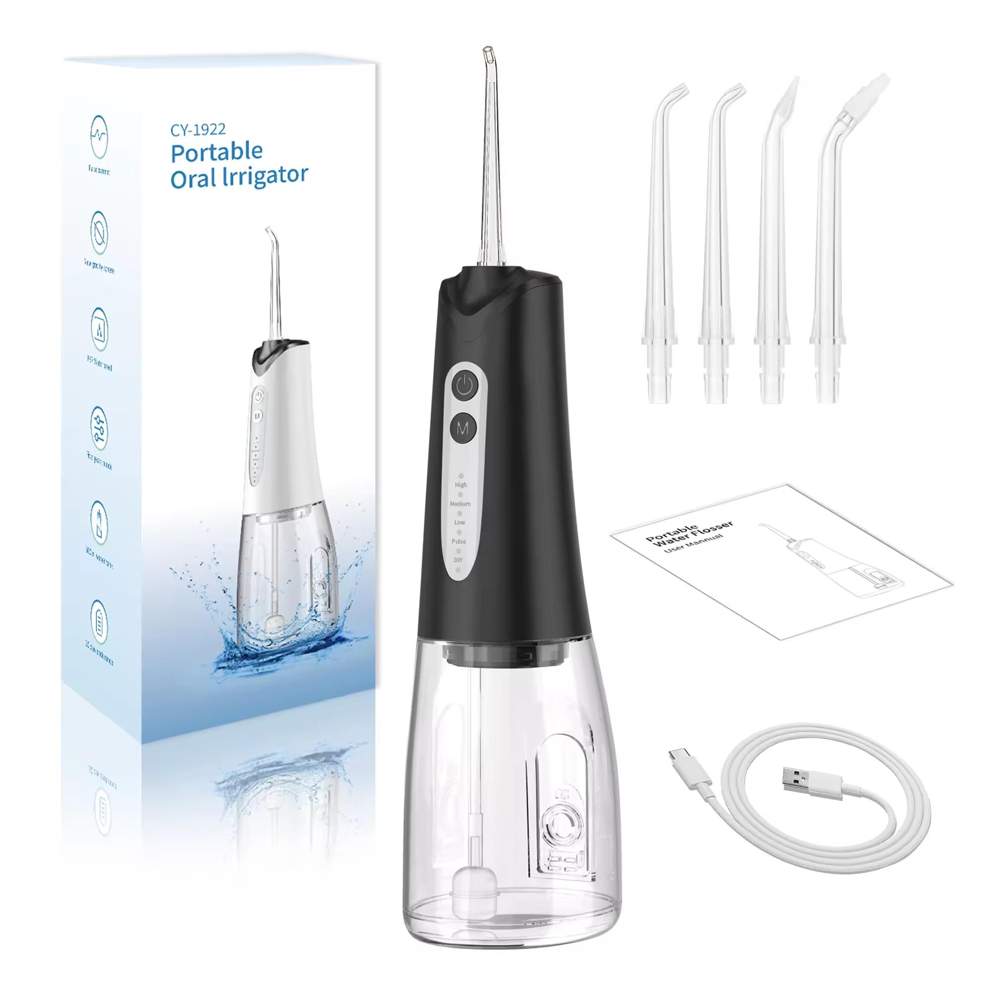 Portable Water Flosser Dental Water Jet Cordless Rechargeable, 300ML Oral Irrigator for Teeth Cleaning 4 Modes 4 Tips Waterproof белый
Portable Water Flosser Dental Water Jet Cordless Rechargeable, 300ML Oral Irrigator for Teeth Cleaning 4 Modes 4 Tips Waterproof белый