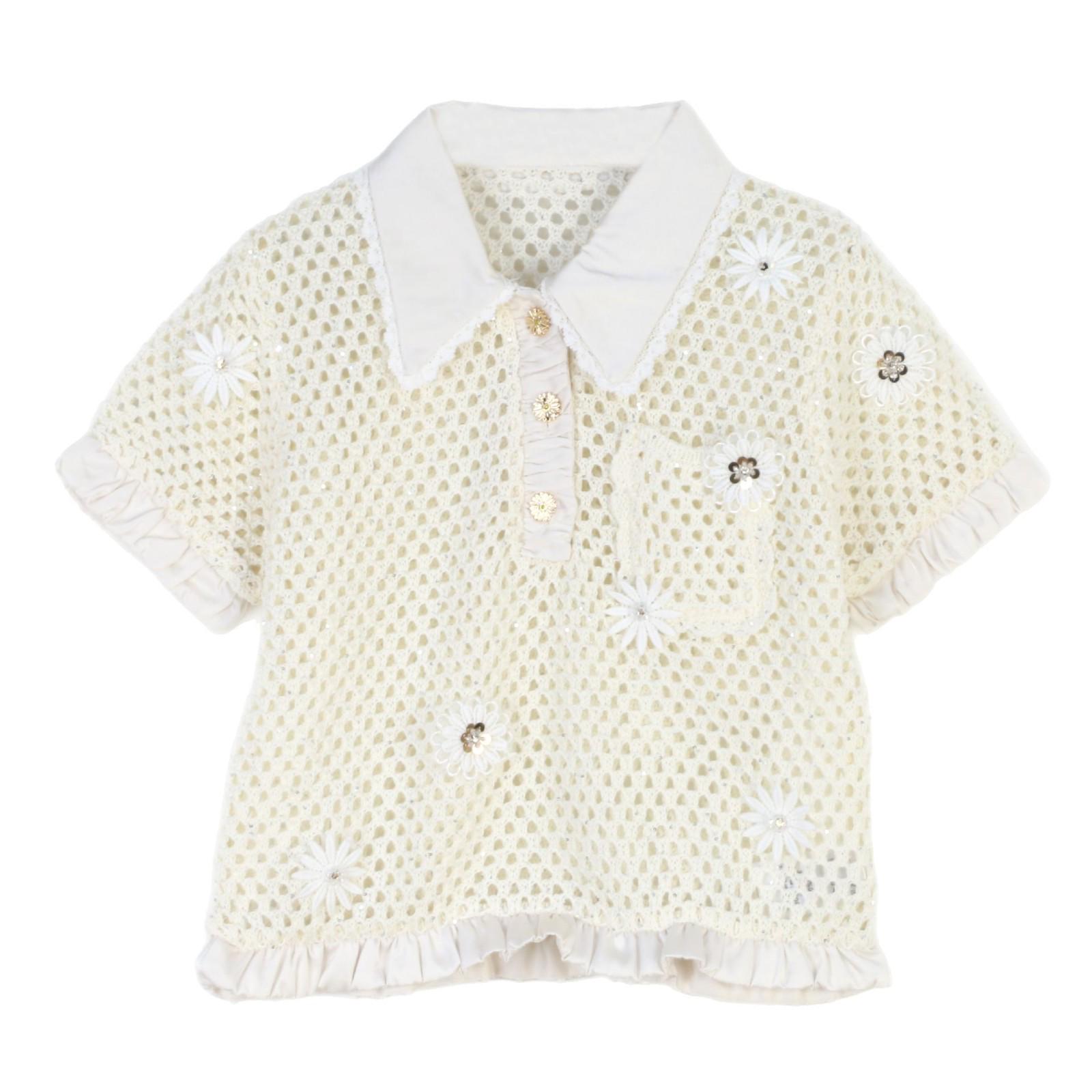 Lafite Home Вязаный пуловер с коротким рукавом, ручной вязки, с пайетками в виде хризантем L
Lafite Home Вязаный пуловер с коротким рукавом, ручной вязки, с пайетками в виде хризантем L