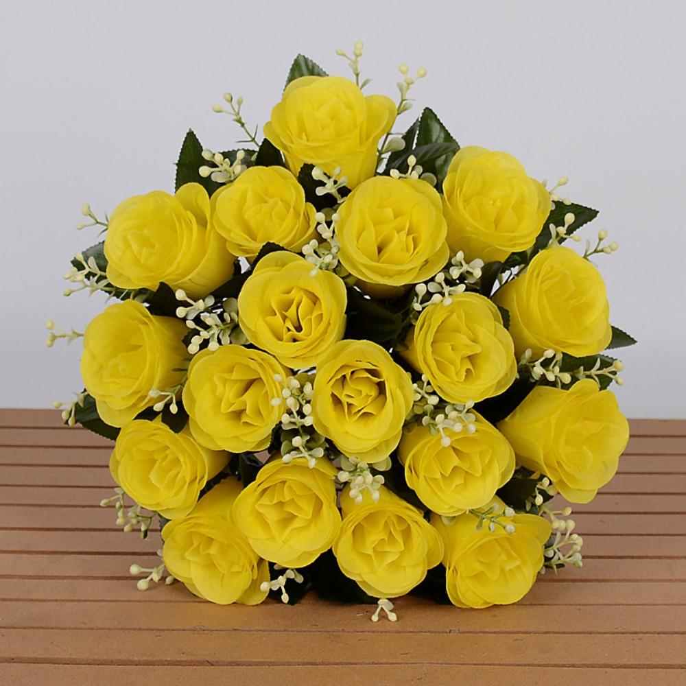 18 Heads Real Happy Flower Mini 10 Colors Valentine s Day Flowers Photography Photo Gift Crystal Grass Bouquet Home Decorative жовтий
18 Heads Real Happy Flower Mini 10 Colors Valentine s Day Flowers Photography Photo Gift Crystal Grass Bouquet Home Decorative жовтий