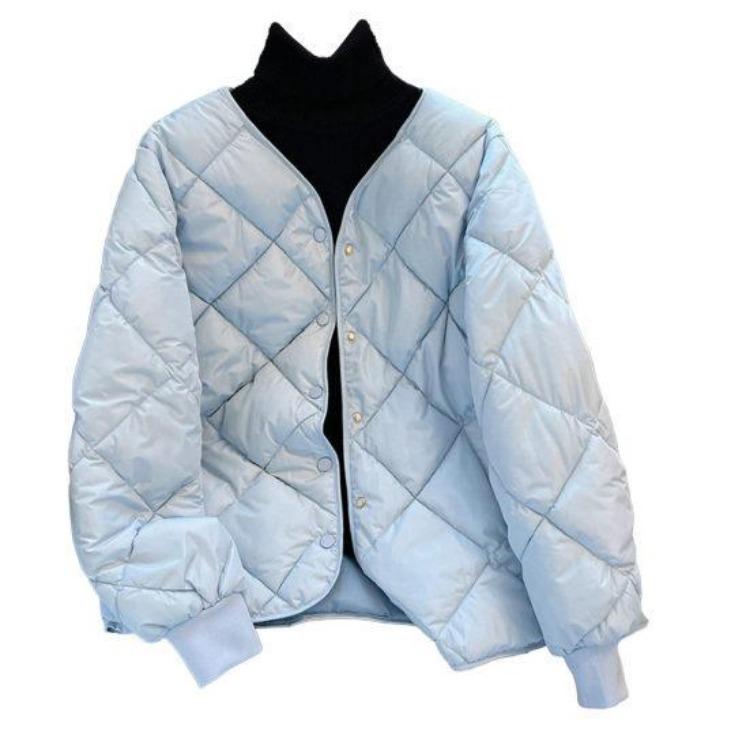 Winter Warm Women Padded Coat Long Sleeve V Neck Cardigan Jacket Slim Fit Solid Color Button Closure Pockets Fall Winter Cotton Coat M дитини синього кольору
Winter Warm Women Padded Coat Long Sleeve V Neck Cardigan Jacket Slim Fit Solid Color Button Closure Pockets Fall Winter Cotton Coat M дитини синього кольору