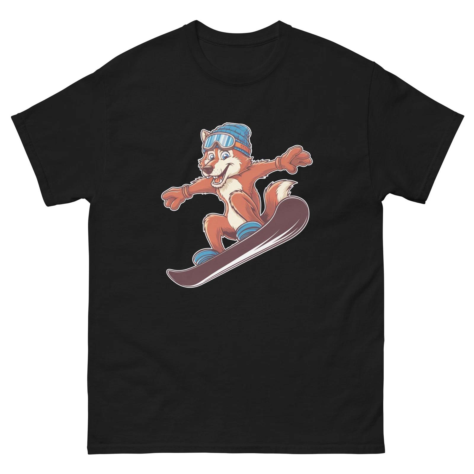Wolf Snowboarding Fun Cartoon Snowboarder Shirt T-Shirt 2XL
Wolf Snowboarding Fun Cartoon Snowboarder Shirt T-Shirt 2XL