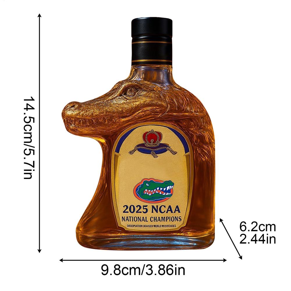 Crocodile Drink Bottle Unique Whiskey Crocodile Glass Decanter Exquisite Crocodile Glass Decanter for Liquor Cocktail Water Soda
Crocodile Drink Bottle Unique Whiskey Crocodile Glass Decanter Exquisite Crocodile Glass Decanter for Liquor Cocktail Water Soda